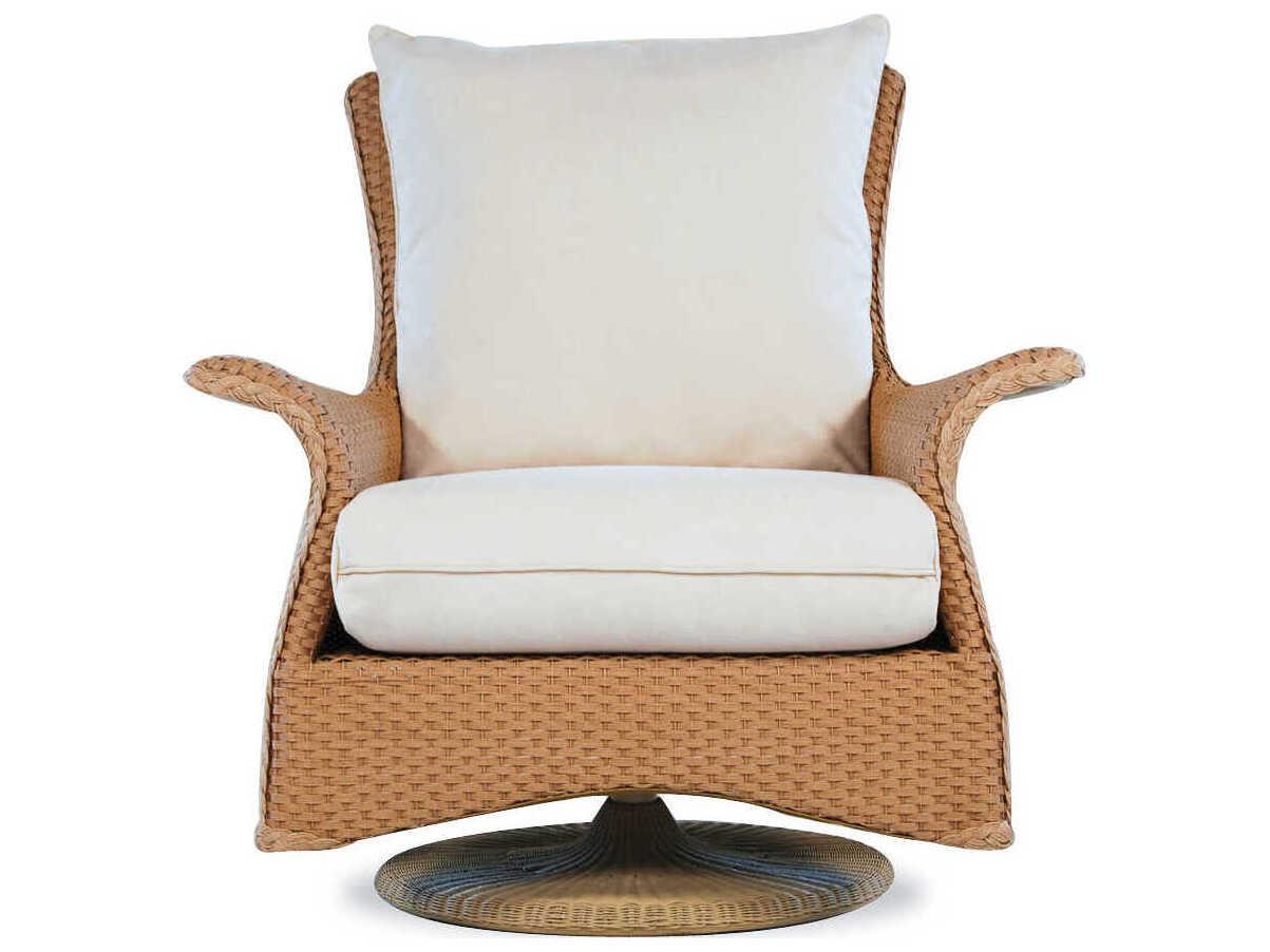 Lloyd Flanders Mandalay Wicker Swivel Rocker Patio Lounge Chair
