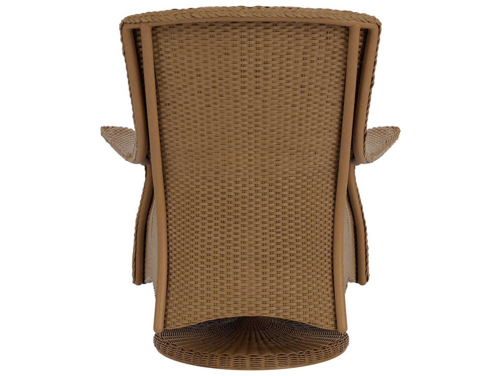 Lloyd Flanders Mandalay Wicker Swivel Rocker Patio Lounge Chair