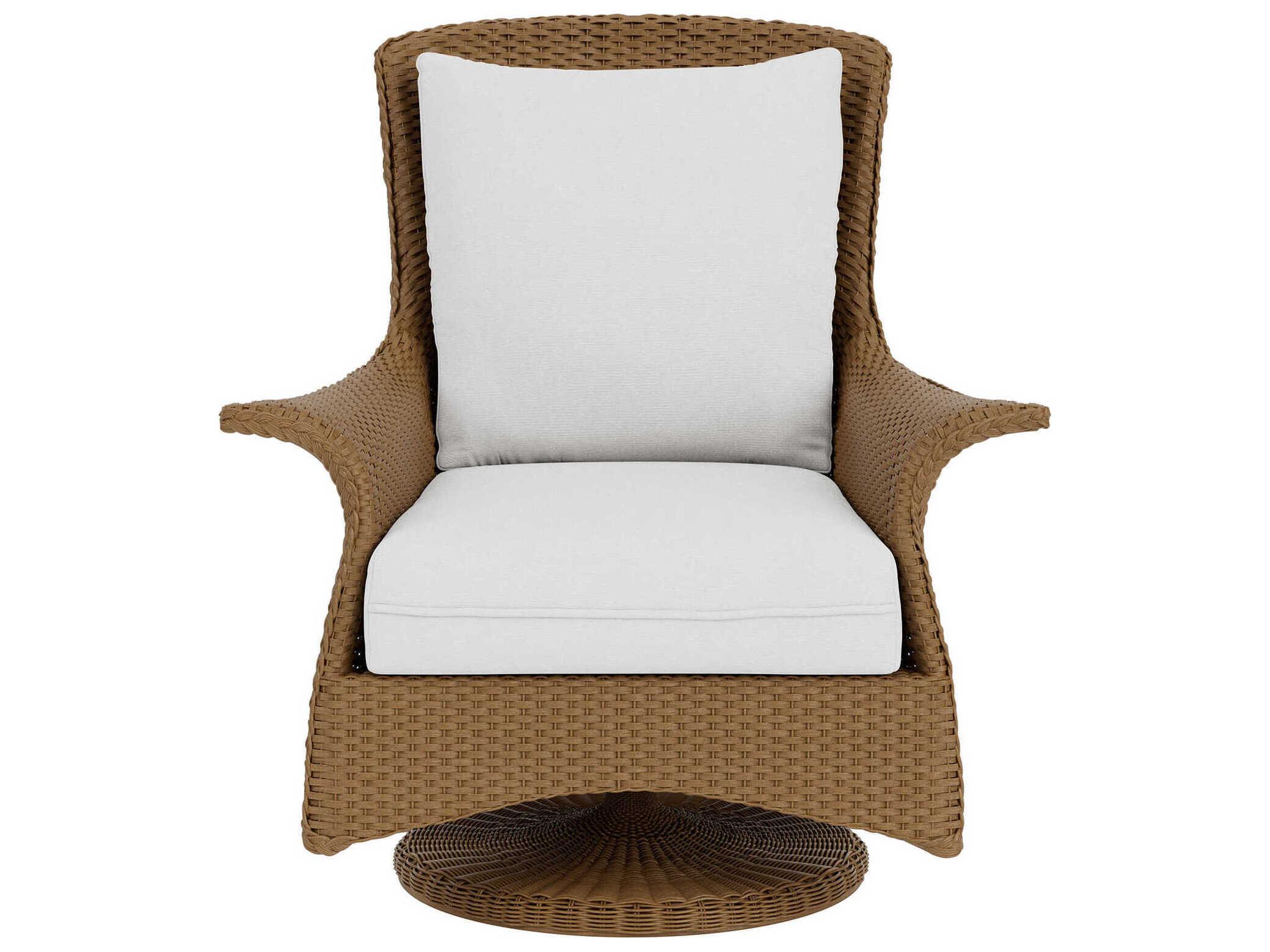 Lloyd Flanders Mandalay Wicker Swivel Rocker Patio Lounge Chair