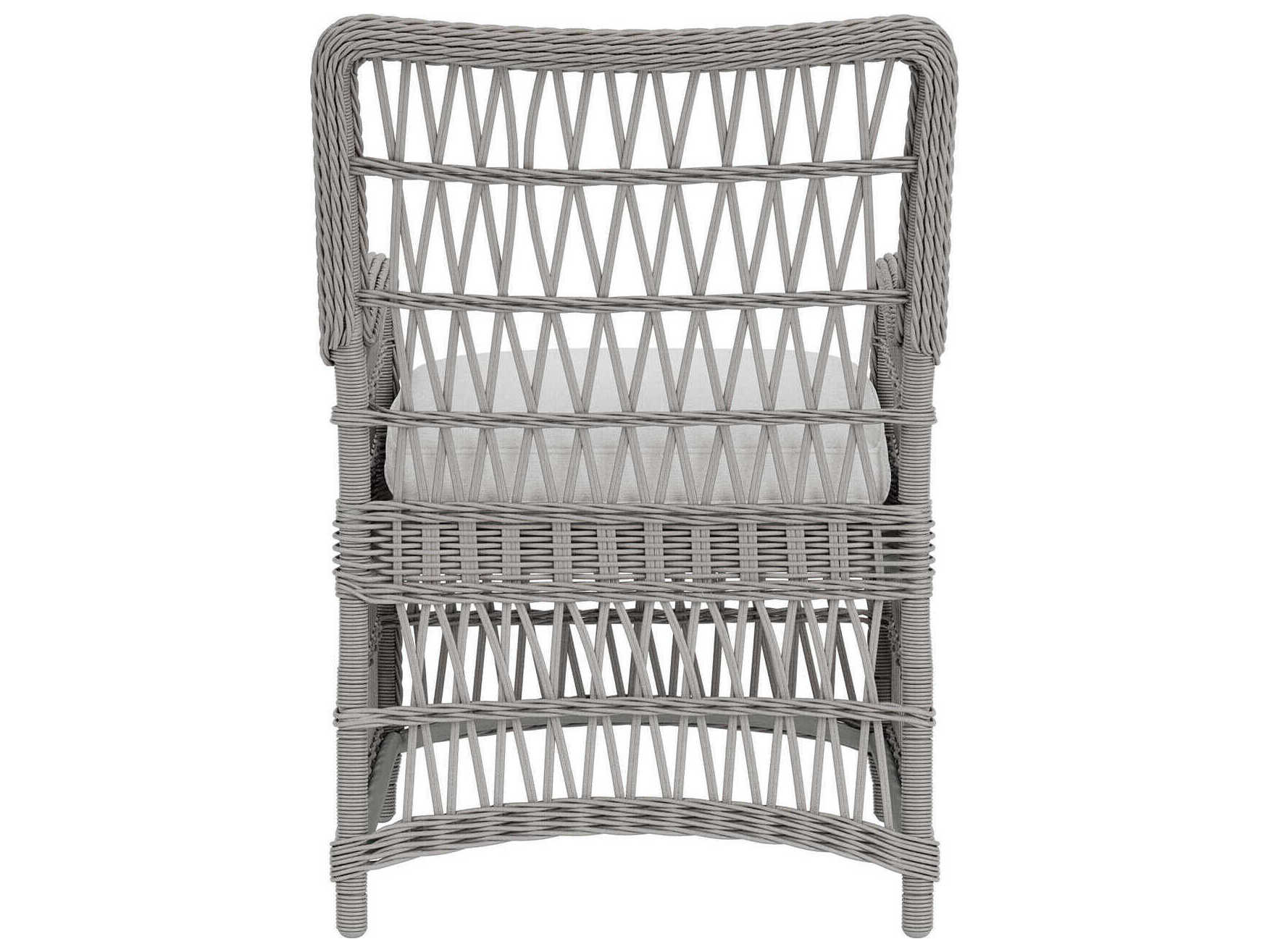 Lloyd Flanders Mackinac Wicker Patio Dining Arm Chair