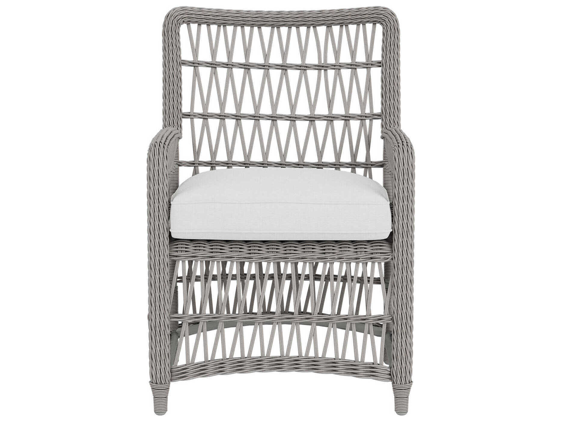 Lloyd Flanders Mackinac Wicker Patio Dining Arm Chair