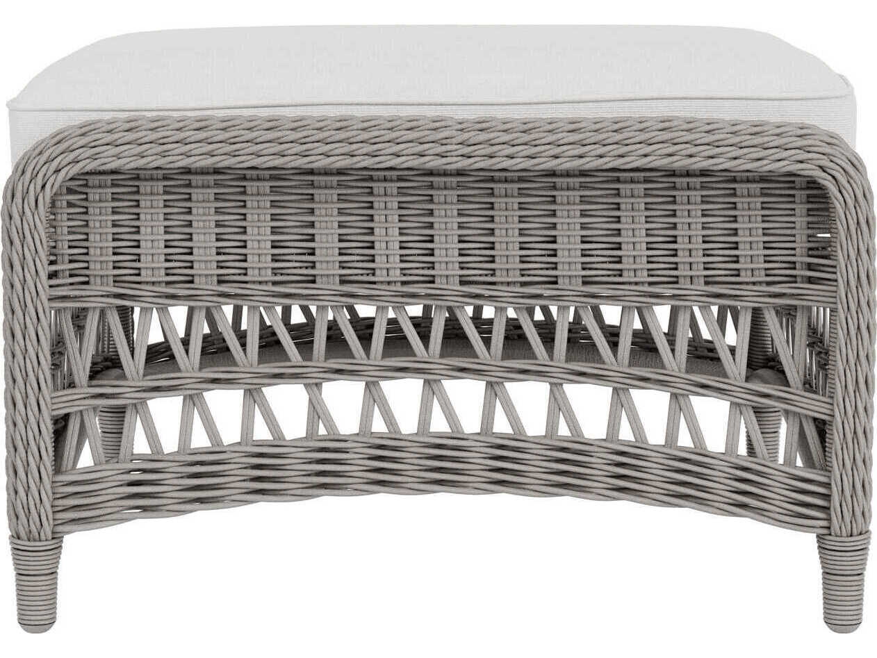 Lloyd Flanders Mackinac Wicker Outdoor Patio Ottoman