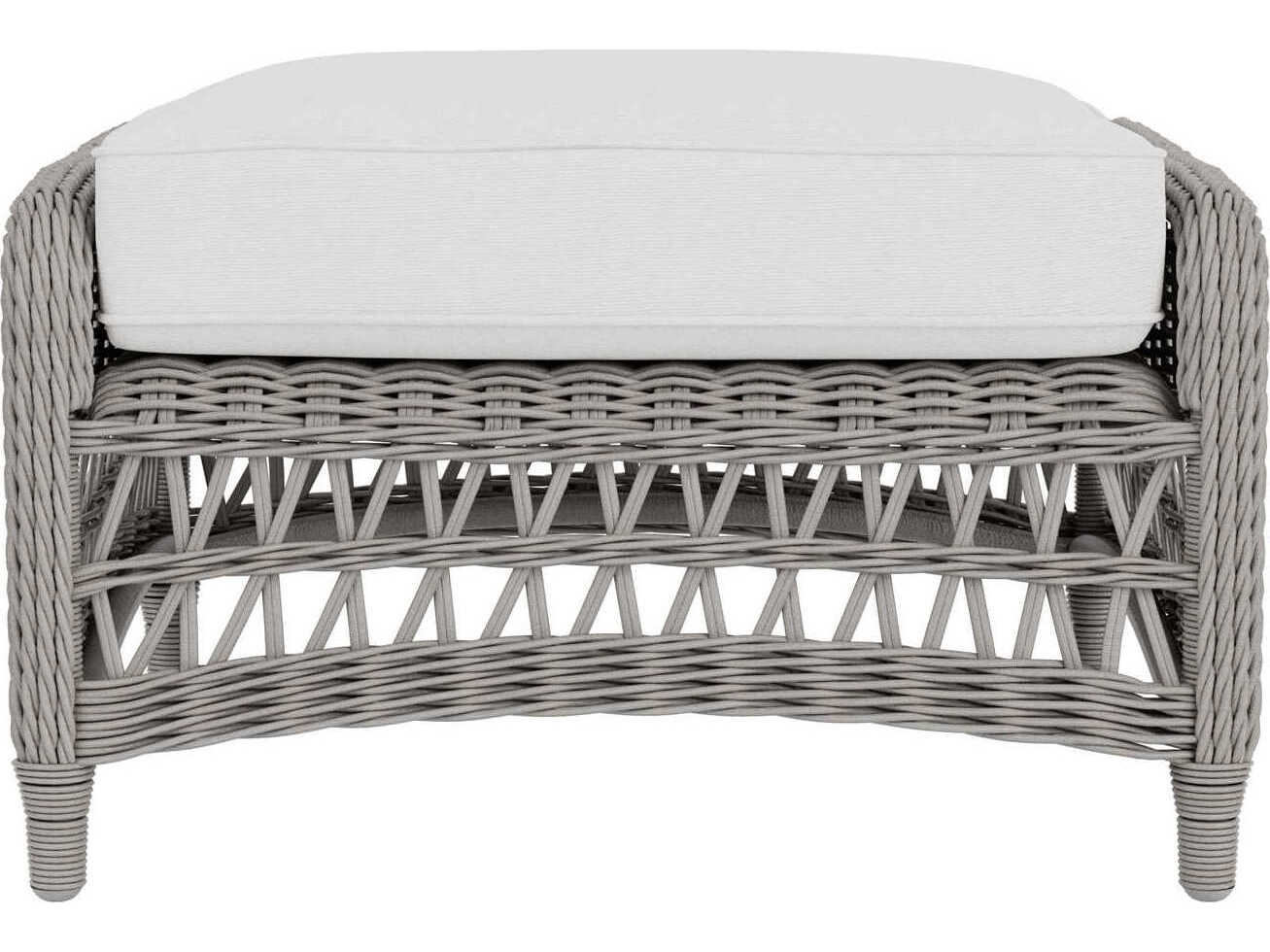 Lloyd Flanders Mackinac Wicker Outdoor Patio Ottoman