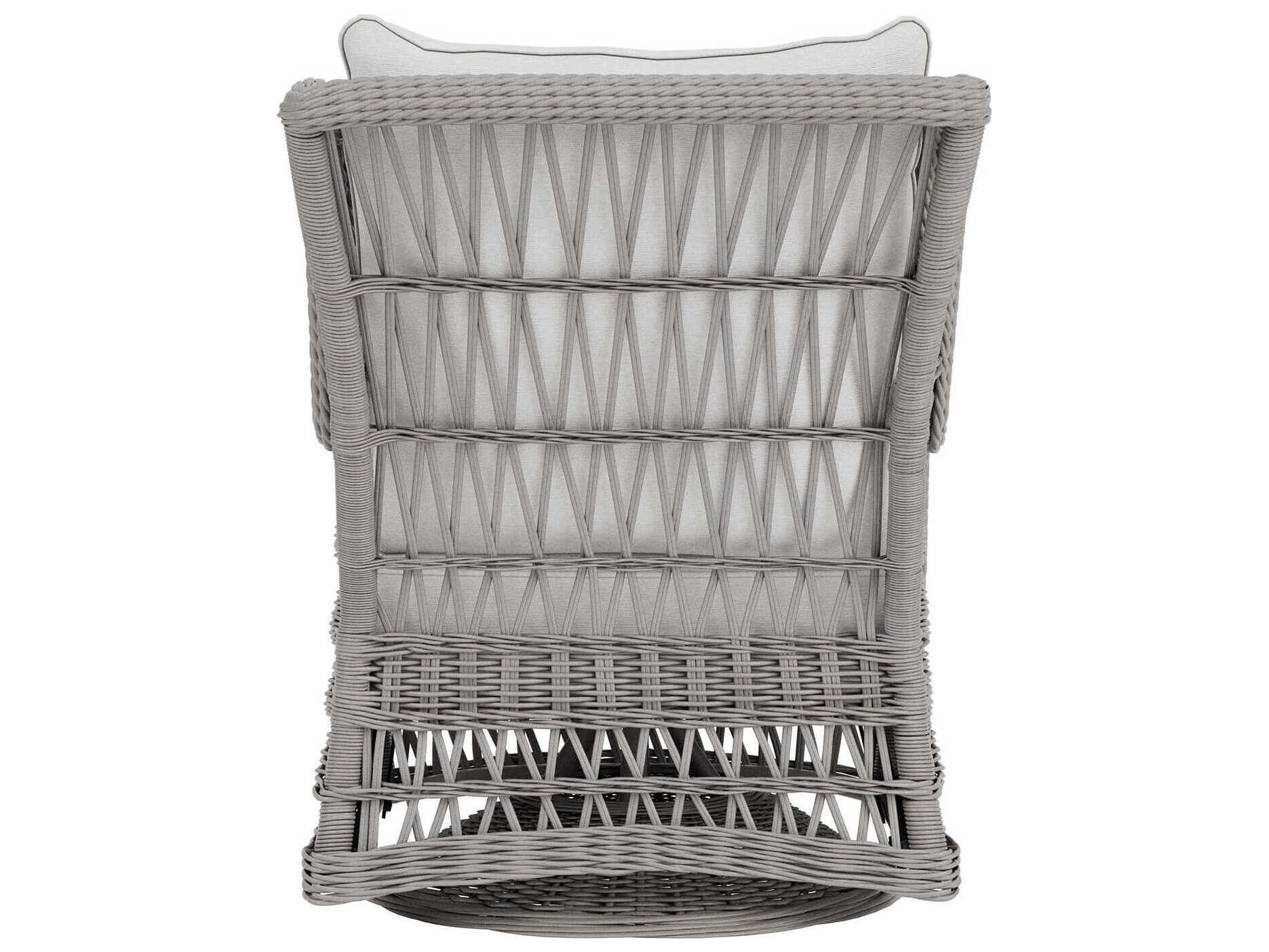 Lloyd Flanders Mackinac Wicker High Back Swivel Glider Patio Lounge Chair