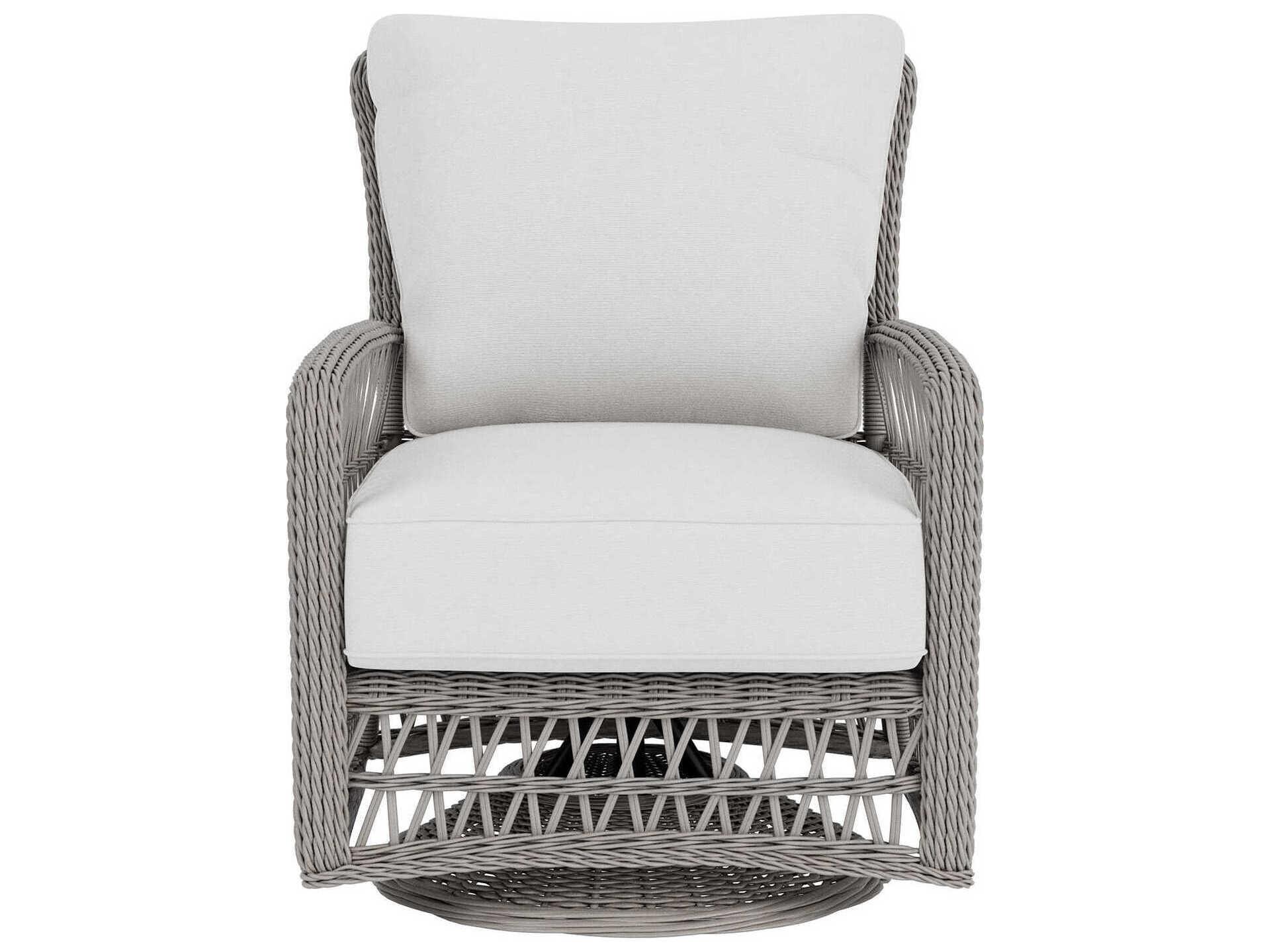 Lloyd Flanders Mackinac Wicker Swivel Glider Outdoor Lounge Chair