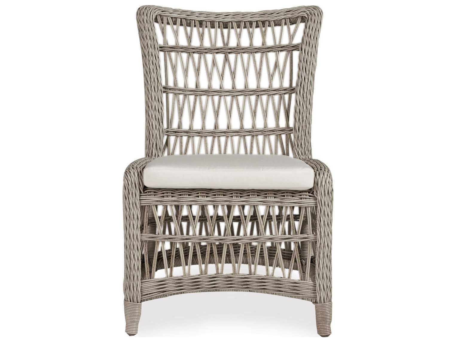 Lloyd Flanders Mackinac Replacement Armless Dining Chair Seat Cushion