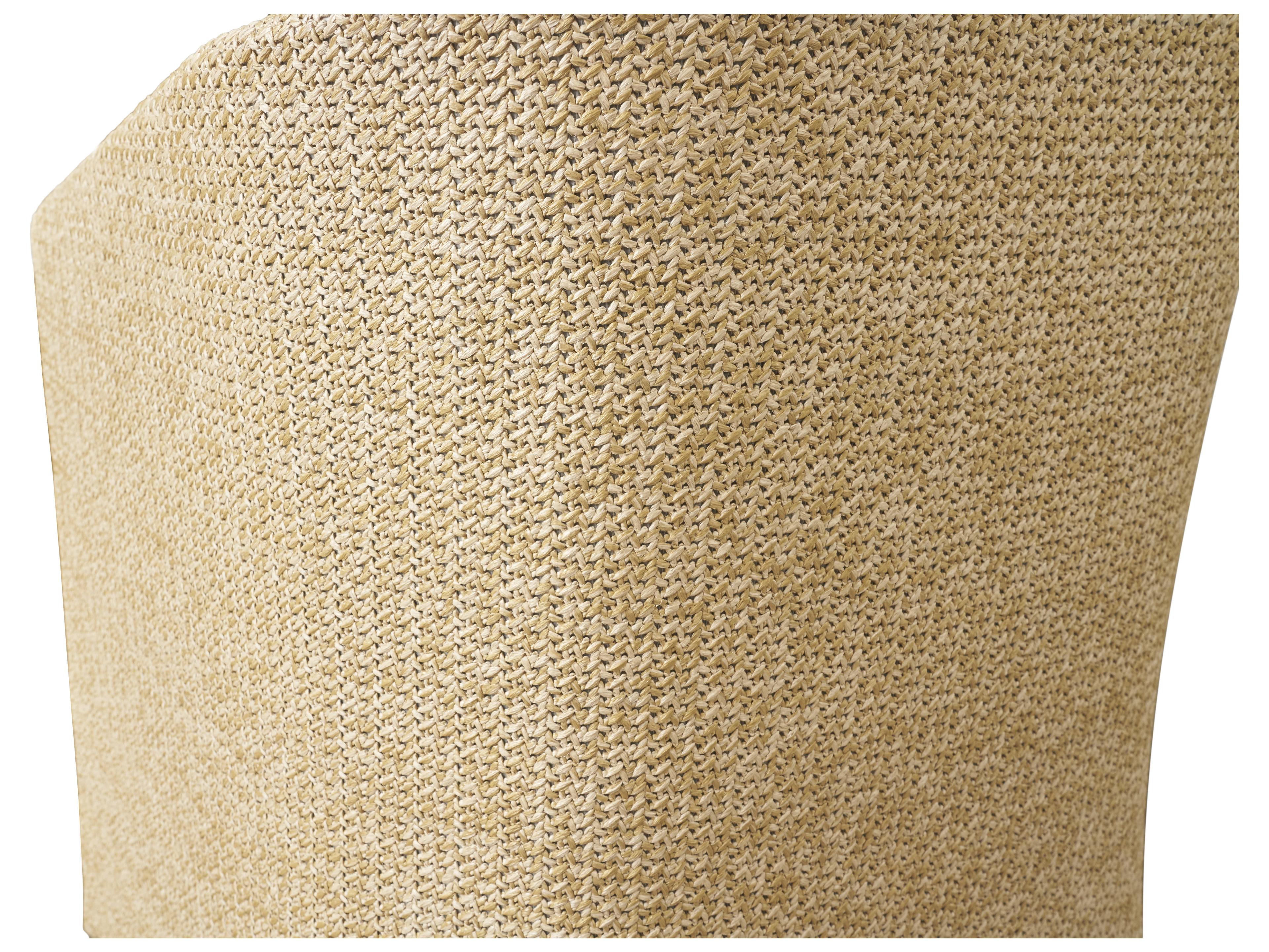 Lloyd Flanders Verona Wheat Textilene Wicker Outdoor Dining Arm Chair