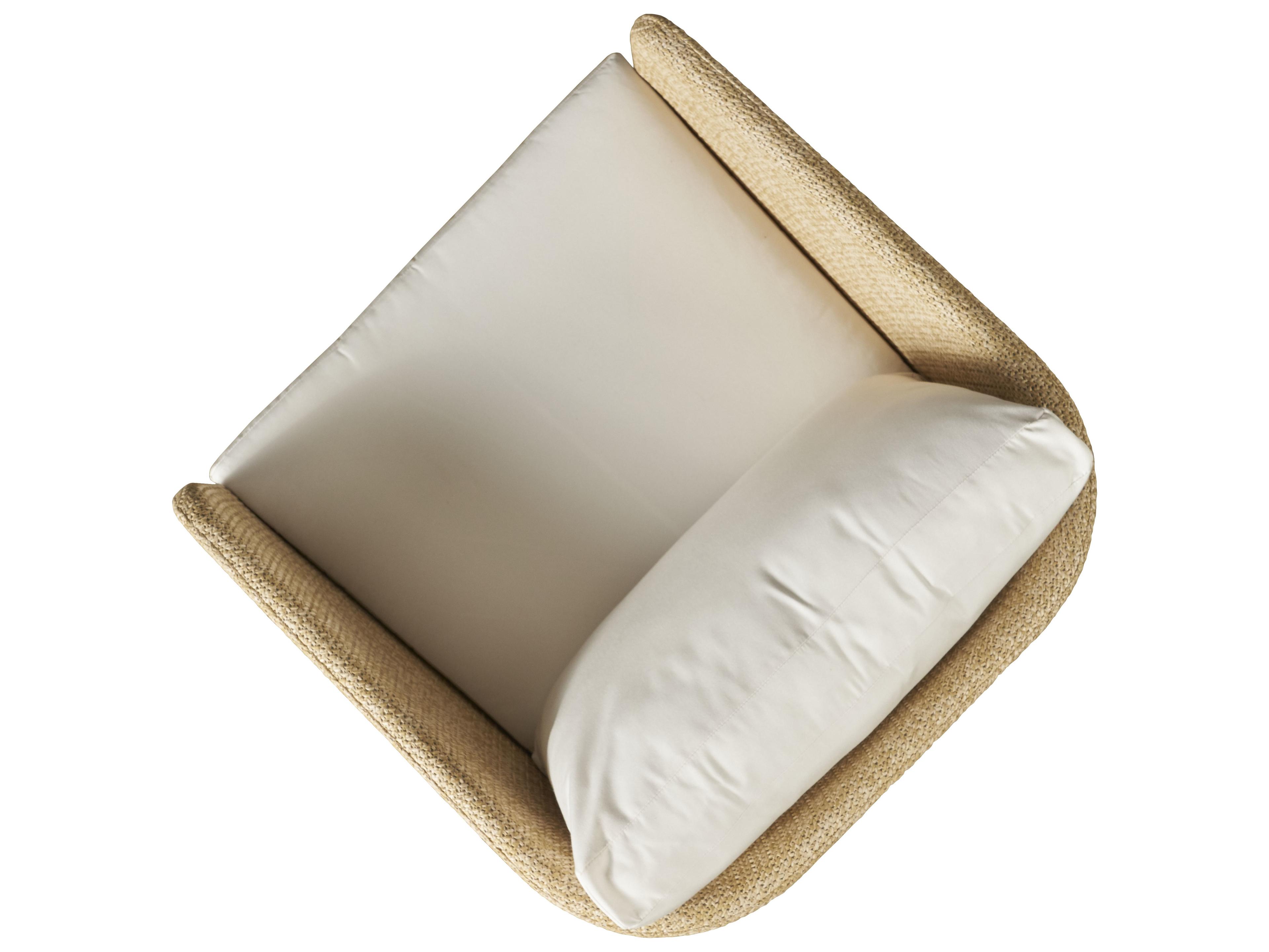 Lloyd Flanders Verona Wheat Textilene Wicker Outdoor Patio Lounge Chair