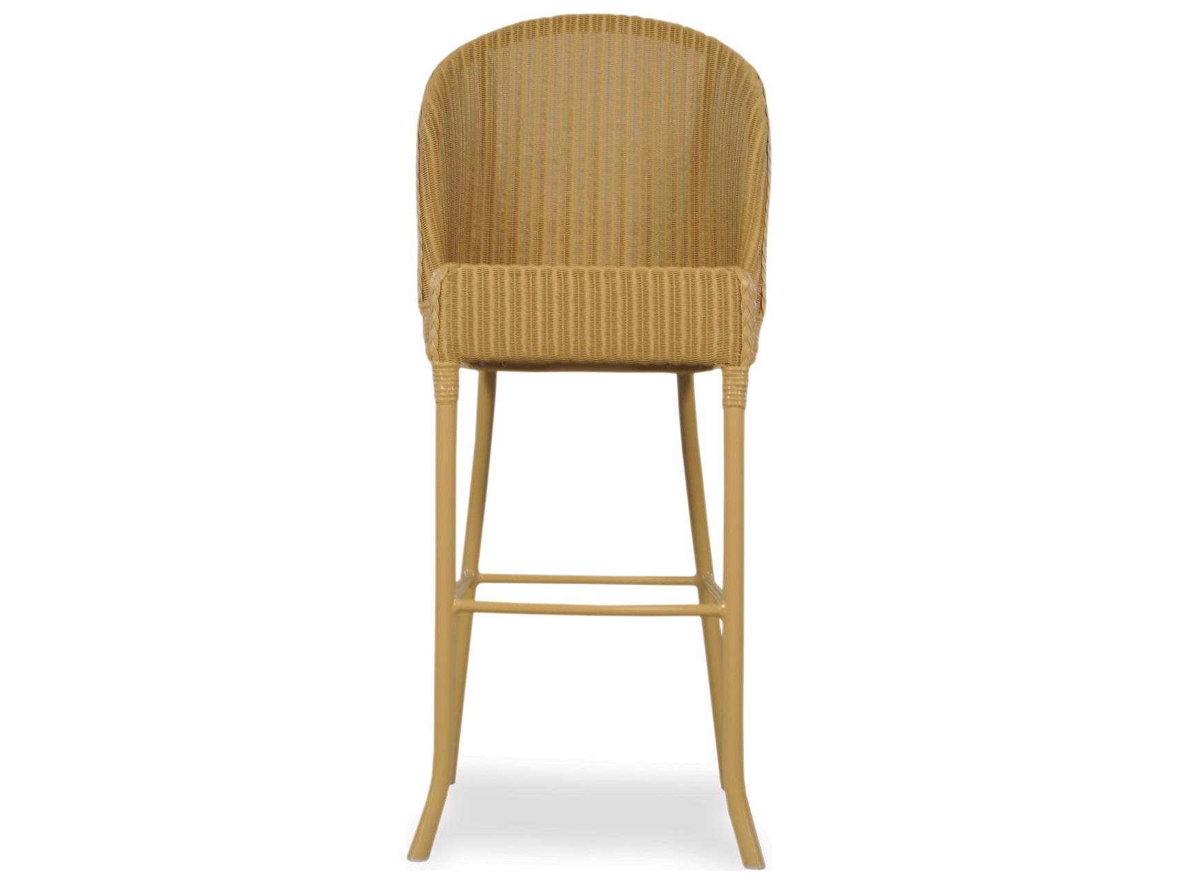 Lloyd Flanders Dining & Accessories Wicker Round Back Outdoor Patio Bar Stool