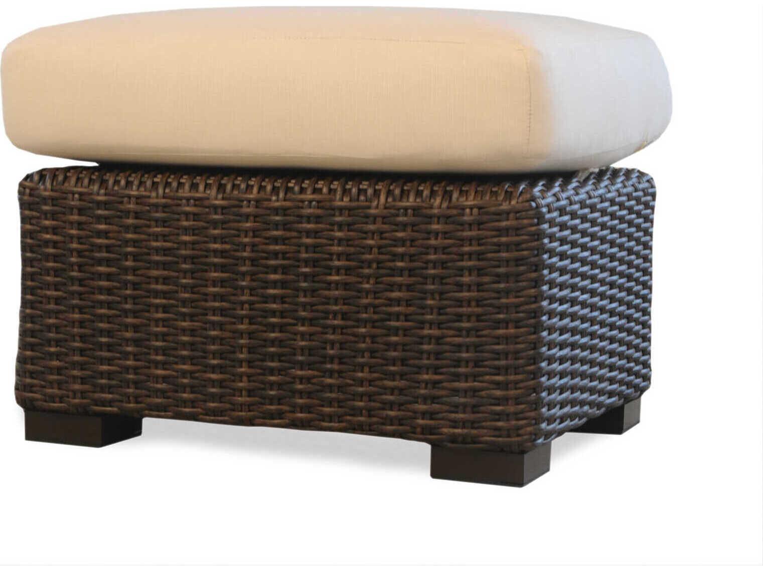 Lloyd Flanders Mesa Wicker Patio Ottoman