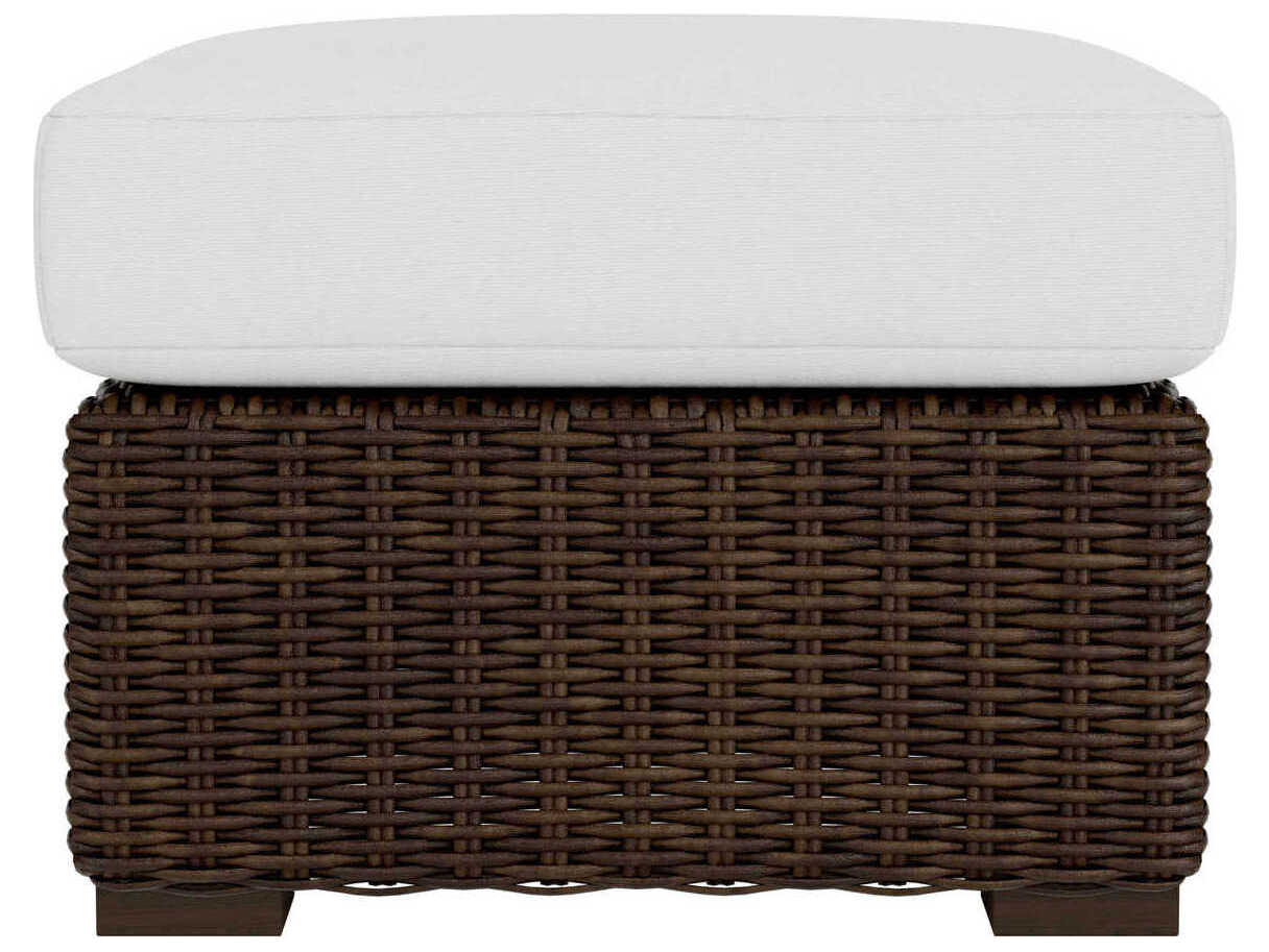 Lloyd Flanders Mesa Wicker Patio Ottoman