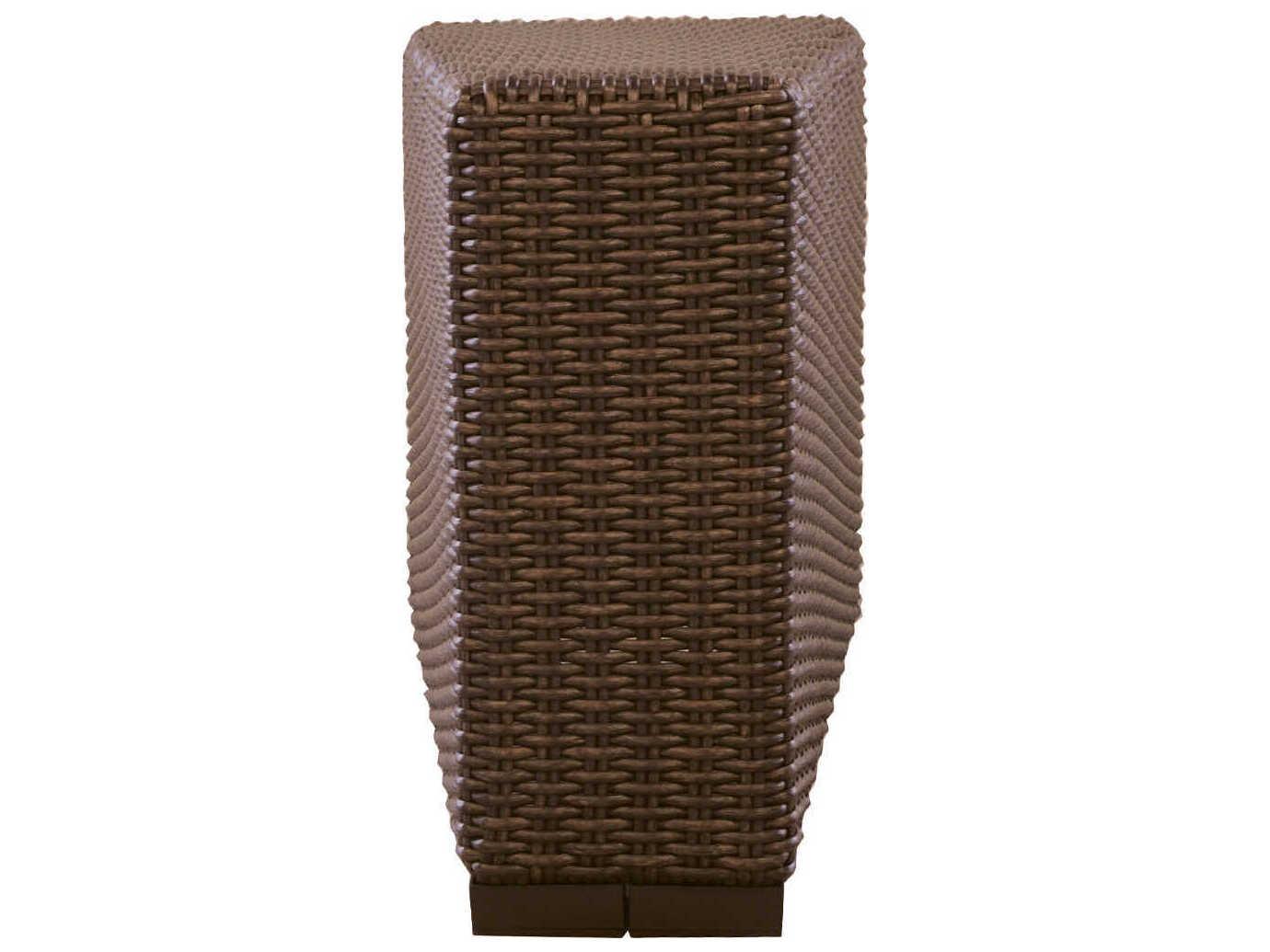 Lloyd Flanders Mesa Wicker Wedge with Woven Top