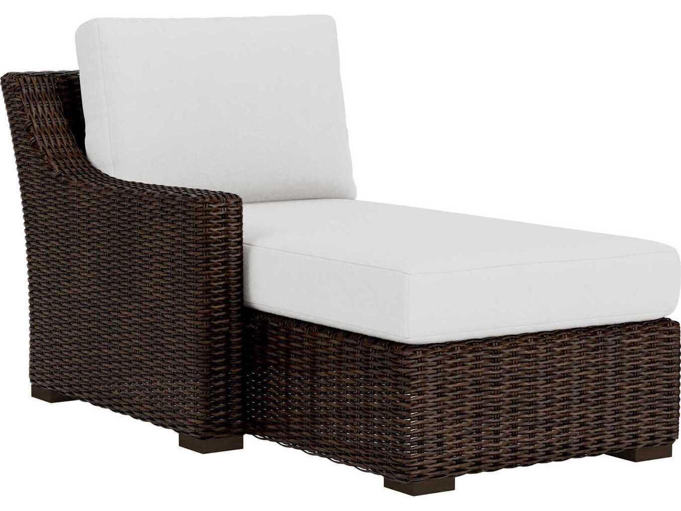 Lloyd Flanders Mesa Wicker Right Arm Outdoor Patio Chaise Lounge