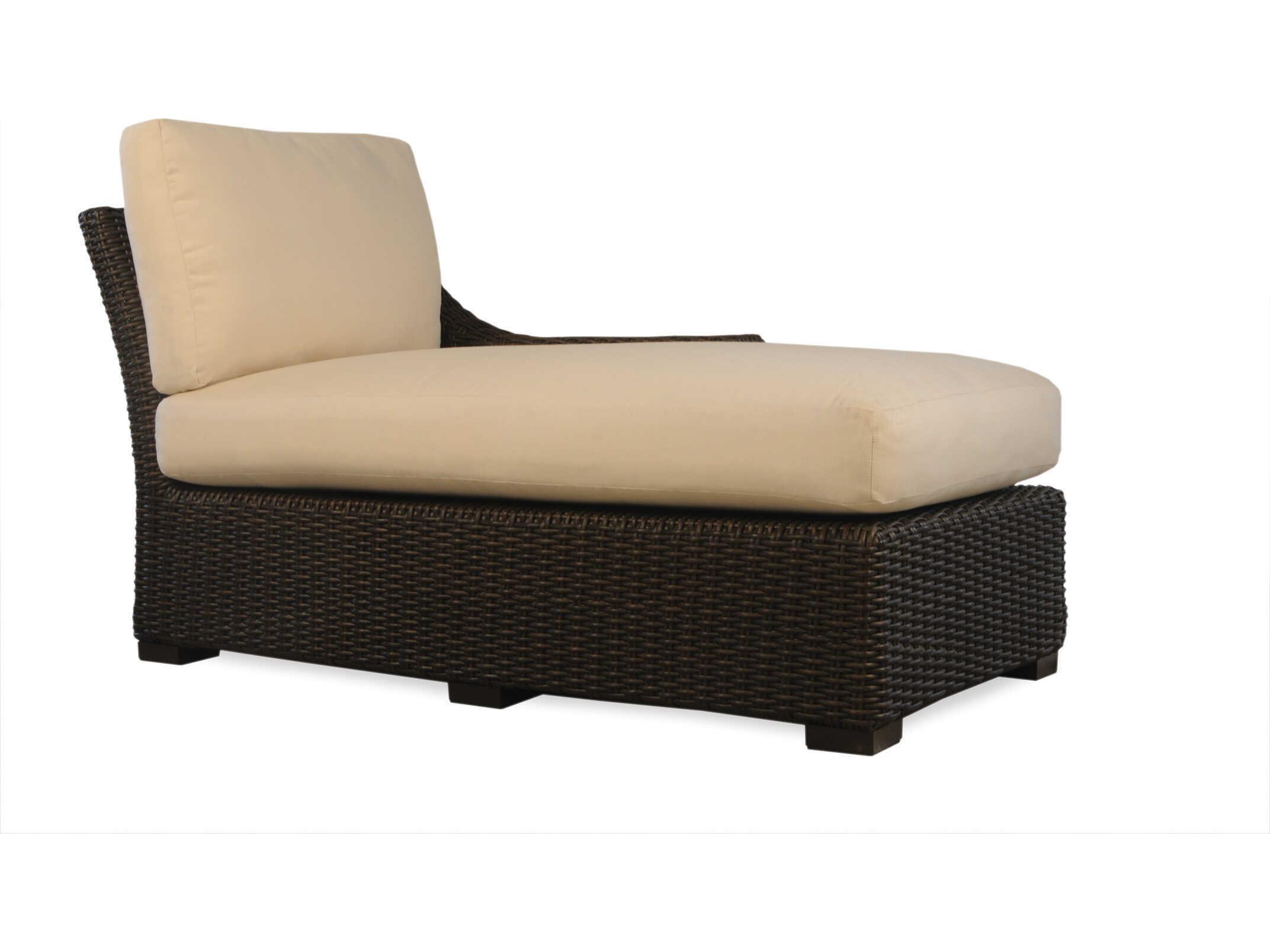 Lloyd Flanders Mesa Wicker Left Arm Patio Chaise Lounge