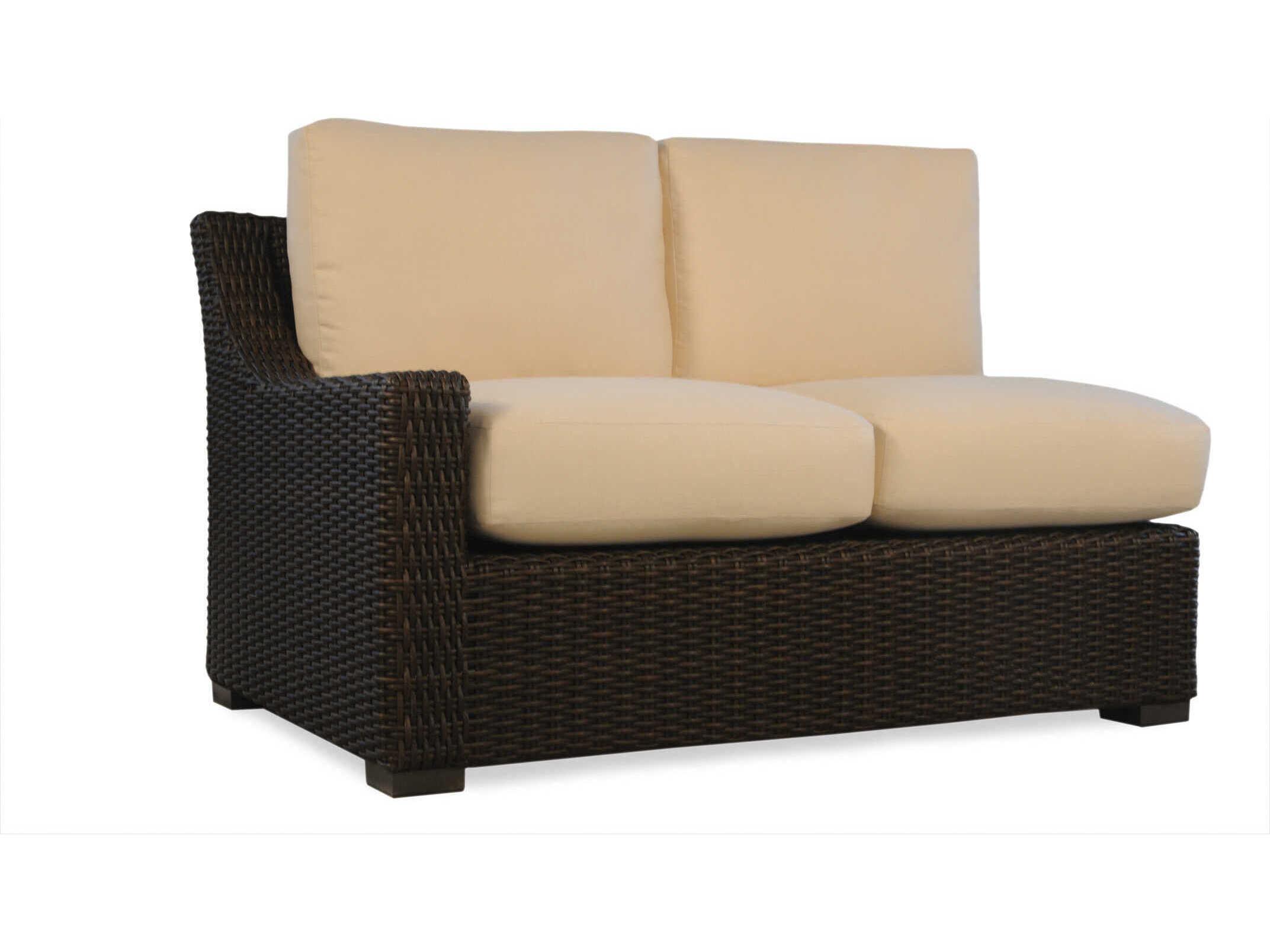 Lloyd Flanders Mesa Wicker Right Arm Patio Loveseat