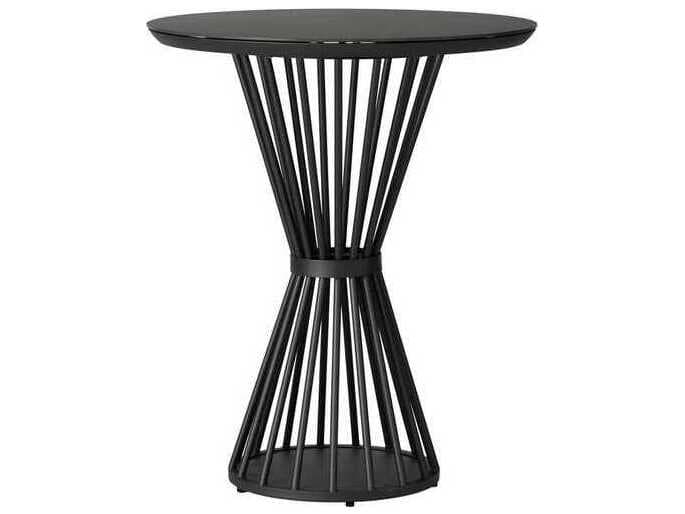 Lloyd Flanders Escape Aluminum 36” Round Bar Table