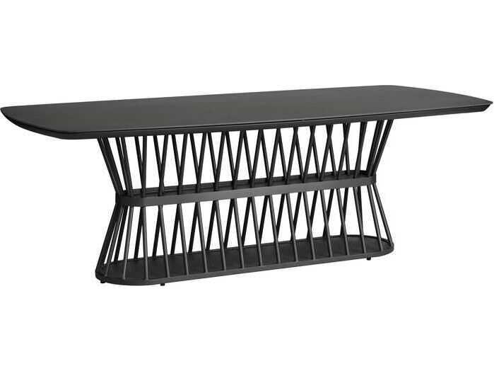 Lloyd Flanders Escape Aluminum Rectangular Dining Table