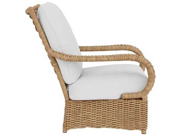 Lloyd Flanders Magnolia Wicker Patio Lounge Chair