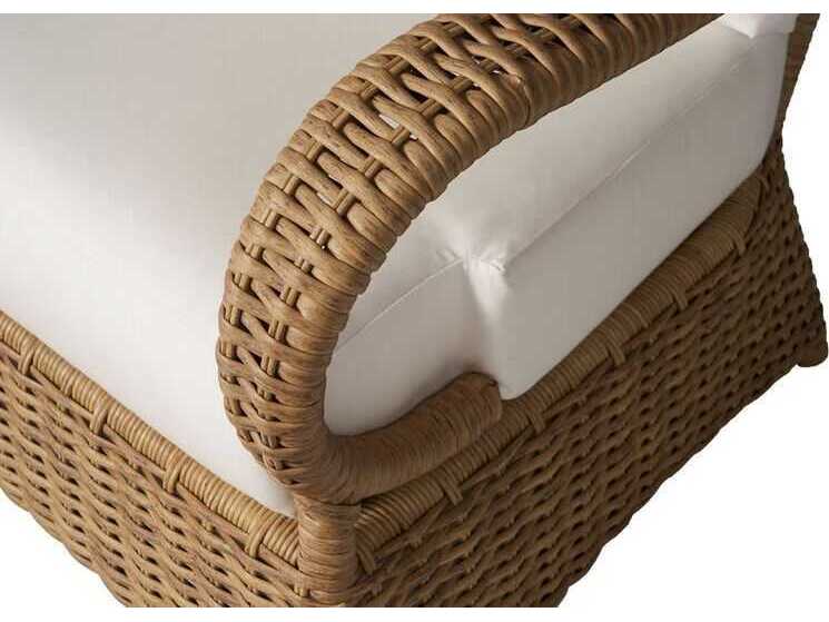 Lloyd Flanders Magnolia Wicker Patio Lounge Chair