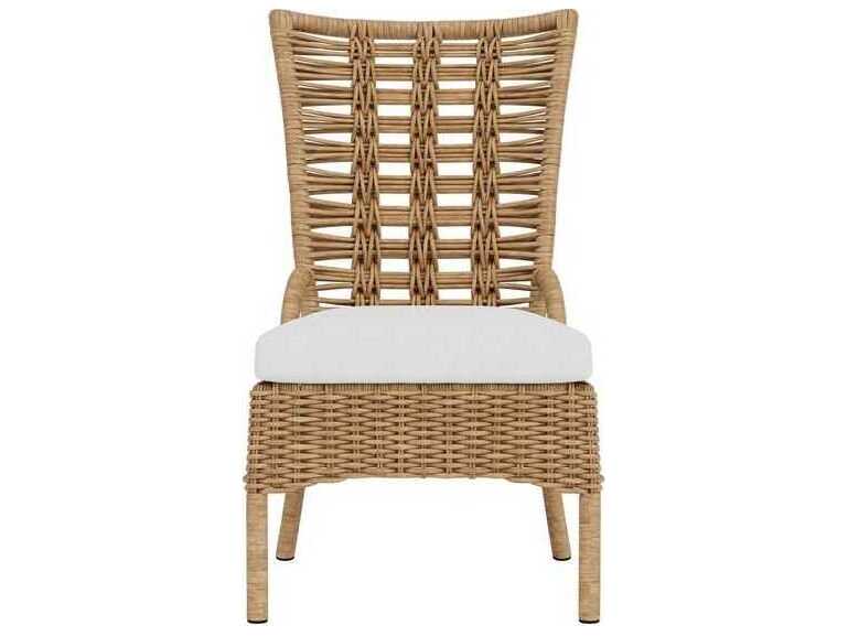 Lloyd Flanders Magnolia Wicker Outdoor Patio Dining Side Chair