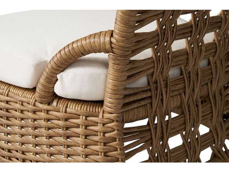 Lloyd Flanders Magnolia Wicker Outdoor Patio Dining Side Chair
