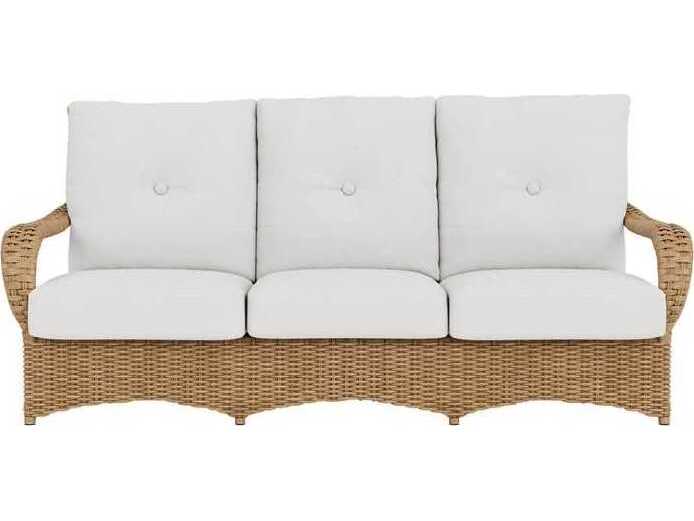 Lloyd Flanders Magnolia Wicker Outdoor Patio Sofa