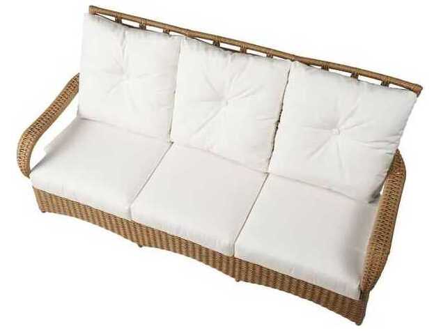 Lloyd Flanders Magnolia Wicker Outdoor Patio Sofa