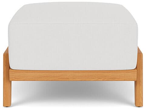 Lloyd Flanders Alpine Teak Ottoman