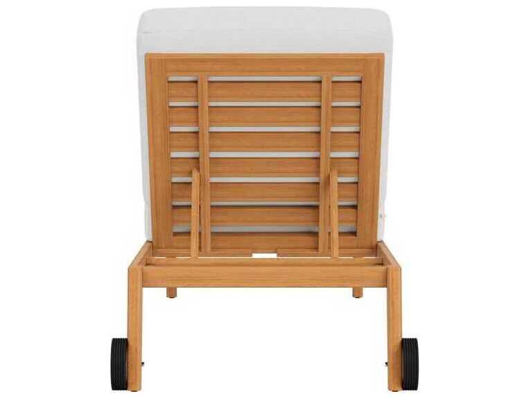 Lloyd Flanders Alpine Teak Chaise Lounge