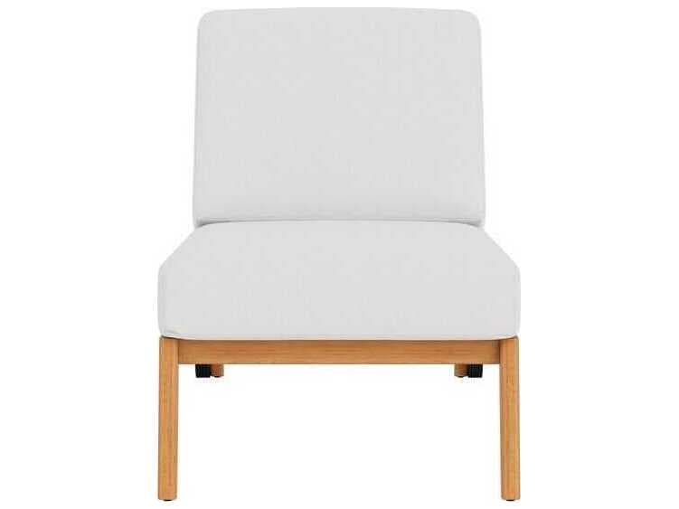 Lloyd Flanders Alpine Teak Chaise Lounge