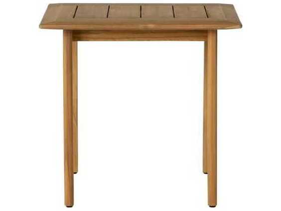 Lloyd Flanders Alpine Teak Square End Table
