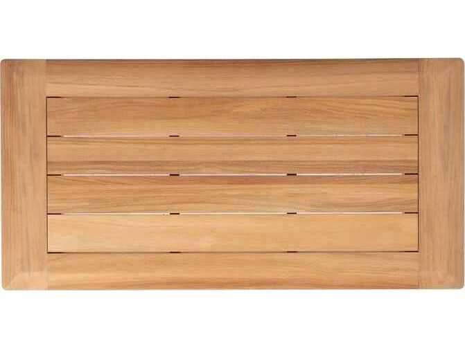 Lloyd Flanders Alpine Teak Rectangular Coffee Table