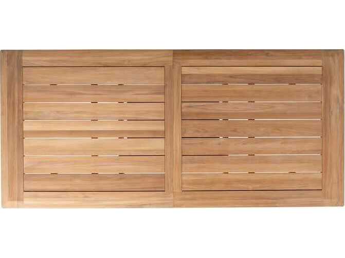 Lloyd Flanders Alpine Teak Rectangular Dining Table