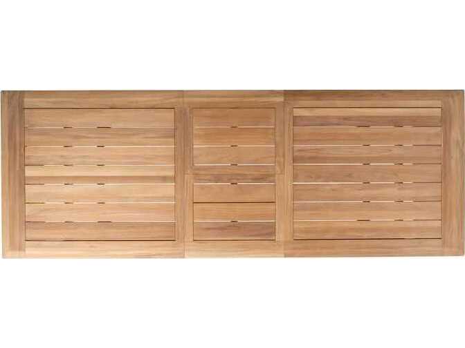 Lloyd Flanders Alpine Teak Rectangular Dining Table