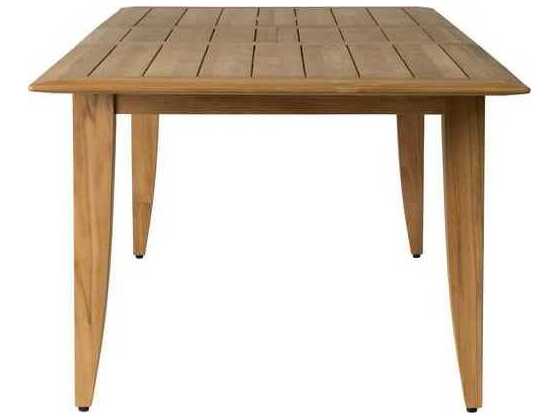 Lloyd Flanders Alpine Teak Rectangular Dining Table