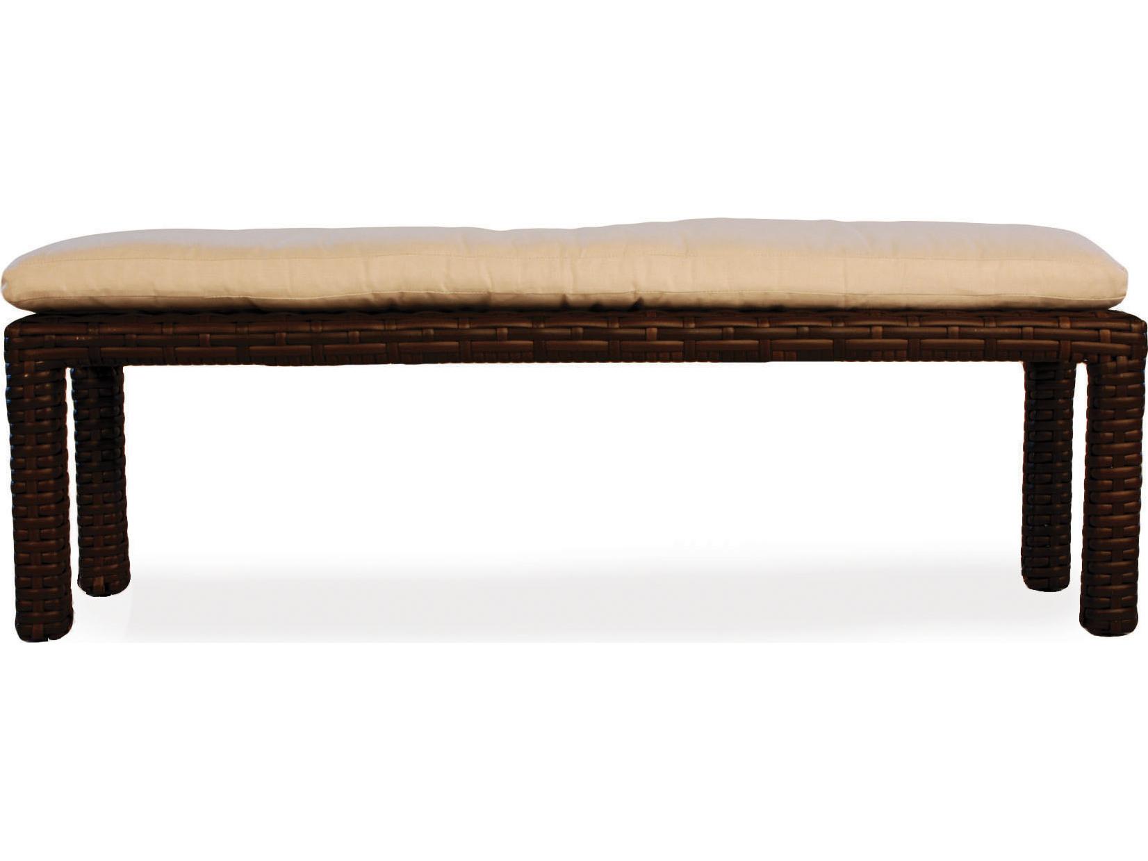 Lloyd Flanders Contempo Wicker Outdoor Patio Bench