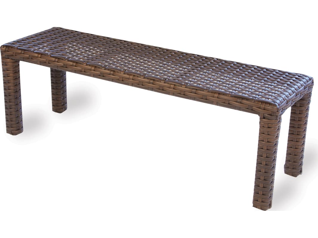 Lloyd Flanders Contempo Wicker Outdoor Patio Bench