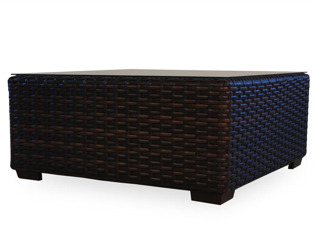 Lloyd Flanders Contempo Wicker Square Outdoor Patio Coffee Table