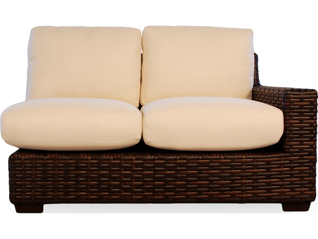 Lloyd Flanders Contempo Wicker Left Arm Patio Loveseat
