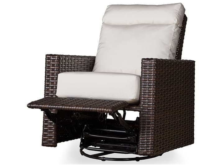 Lloyd Flanders Contempo Wicker Swivel Glider Recliner Patio Lounge Chair