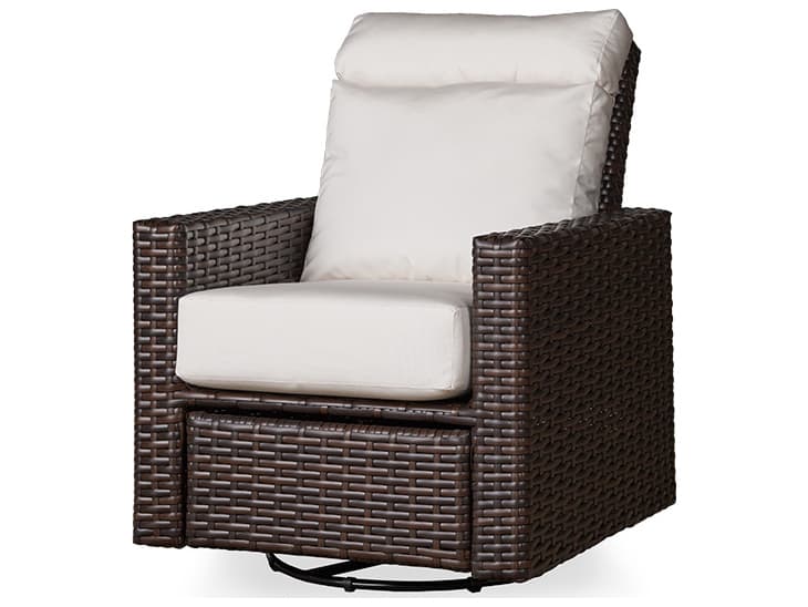 Lloyd Flanders Contempo Wicker Swivel Glider Recliner Patio Lounge Chair