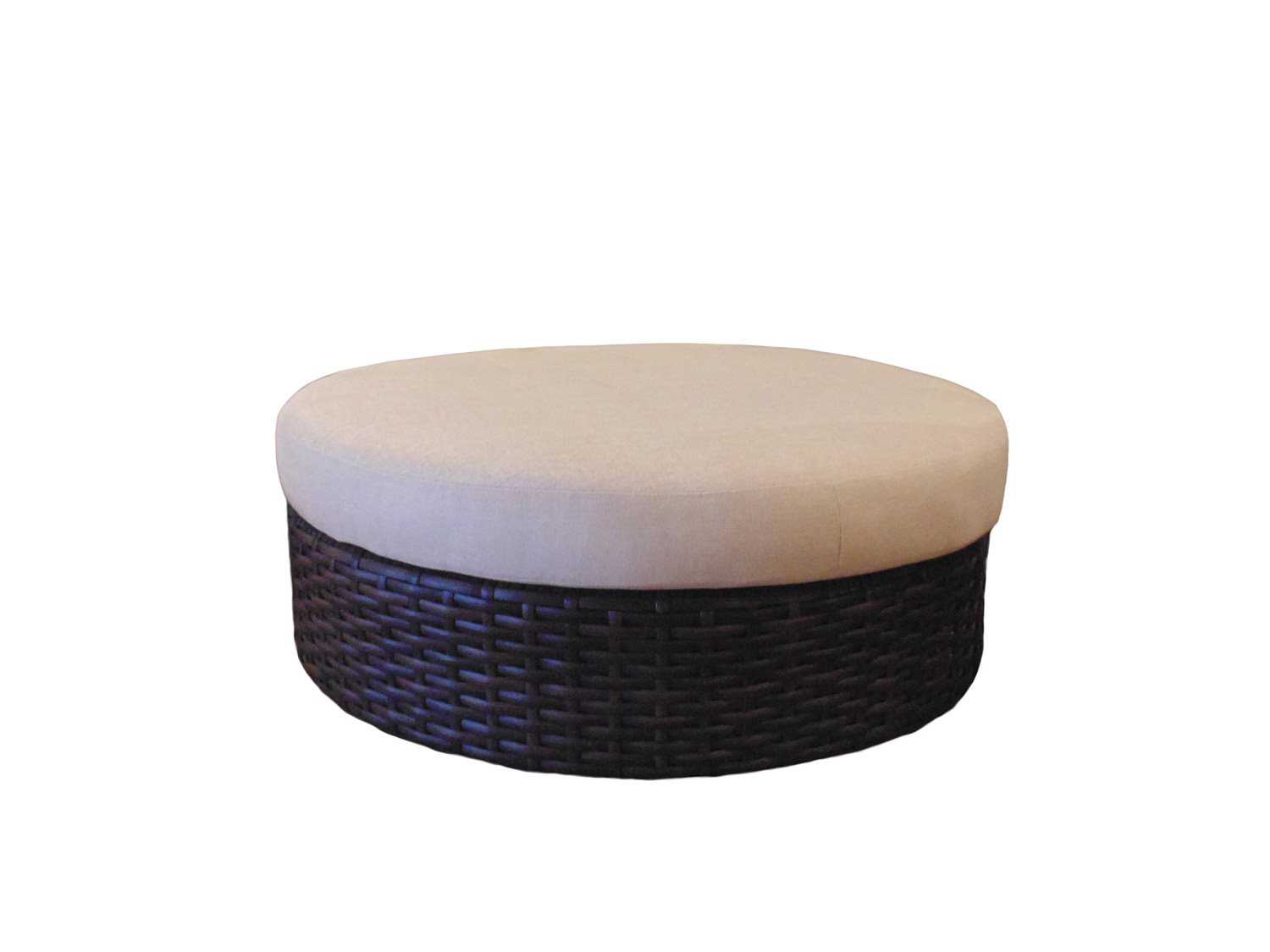 Lloyd Flanders Contempo Castered Round Ottoman Replacement Cushion