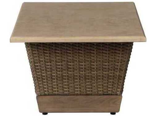 Lloyd Flanders Charisma Aluminum Wicker Rectangular Coffee Table