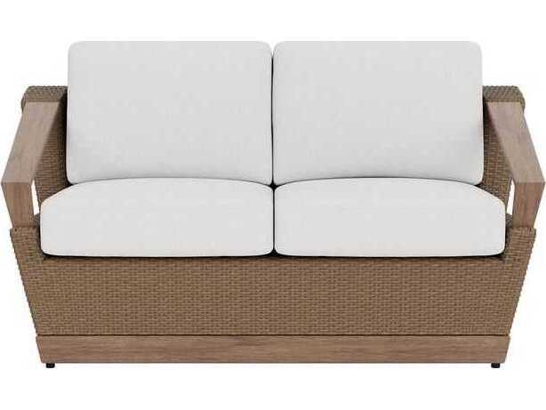 Lloyd Flanders Charisma Aluminum Wicker Loveseat