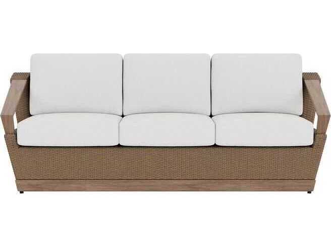 Lloyd Flanders Charisma Aluminum Wicker Sofa