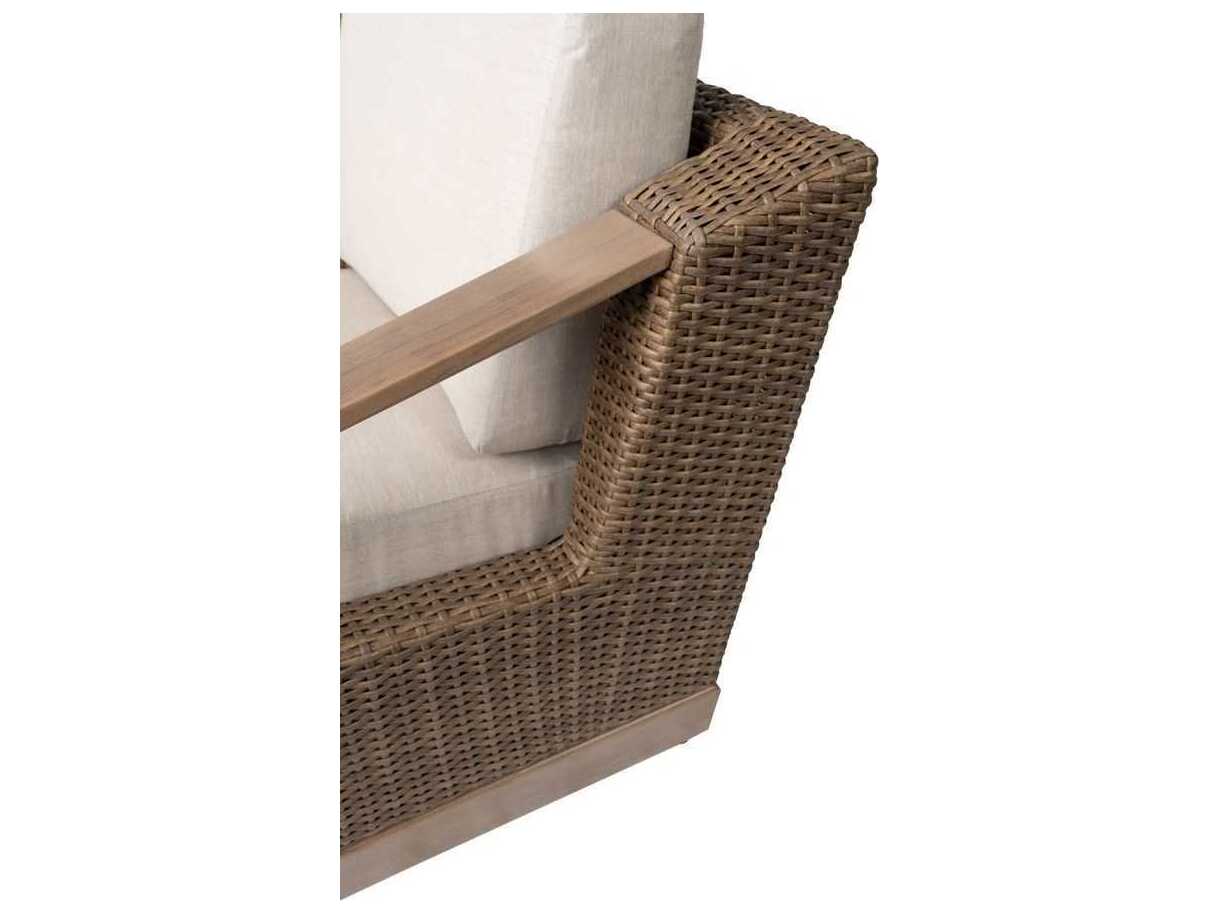 Lloyd Flanders Charisma Aluminum Wicker Sofa