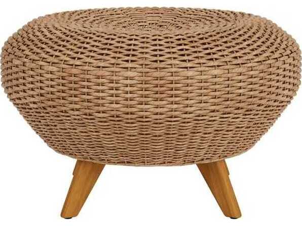 Lloyd Flanders Tobago Wicker Outdoor Ottoman