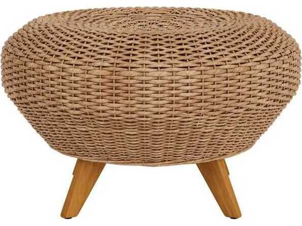 Lloyd Flanders Tobago Wicker Outdoor Ottoman