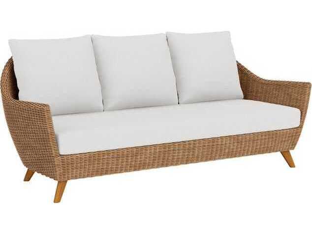Lloyd Flanders Tobago Wicker Outdoor Patio Sofa