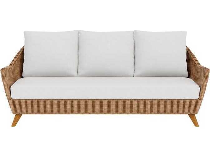 Lloyd Flanders Tobago Wicker Outdoor Patio Sofa